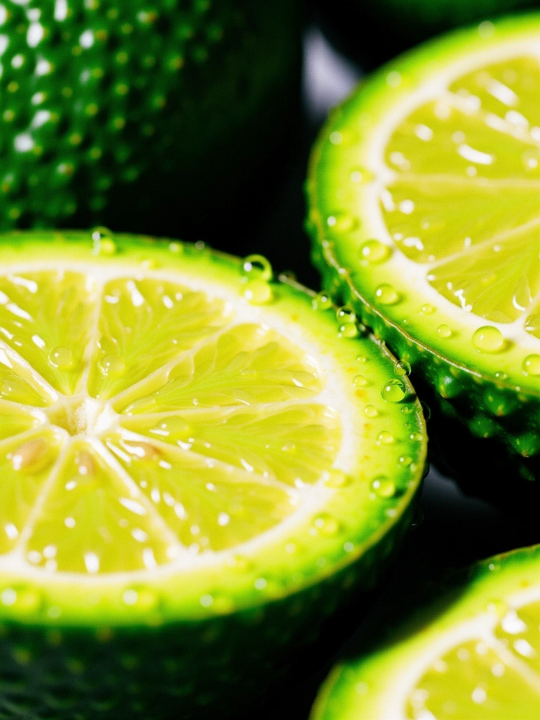 Vibrant food macro photography